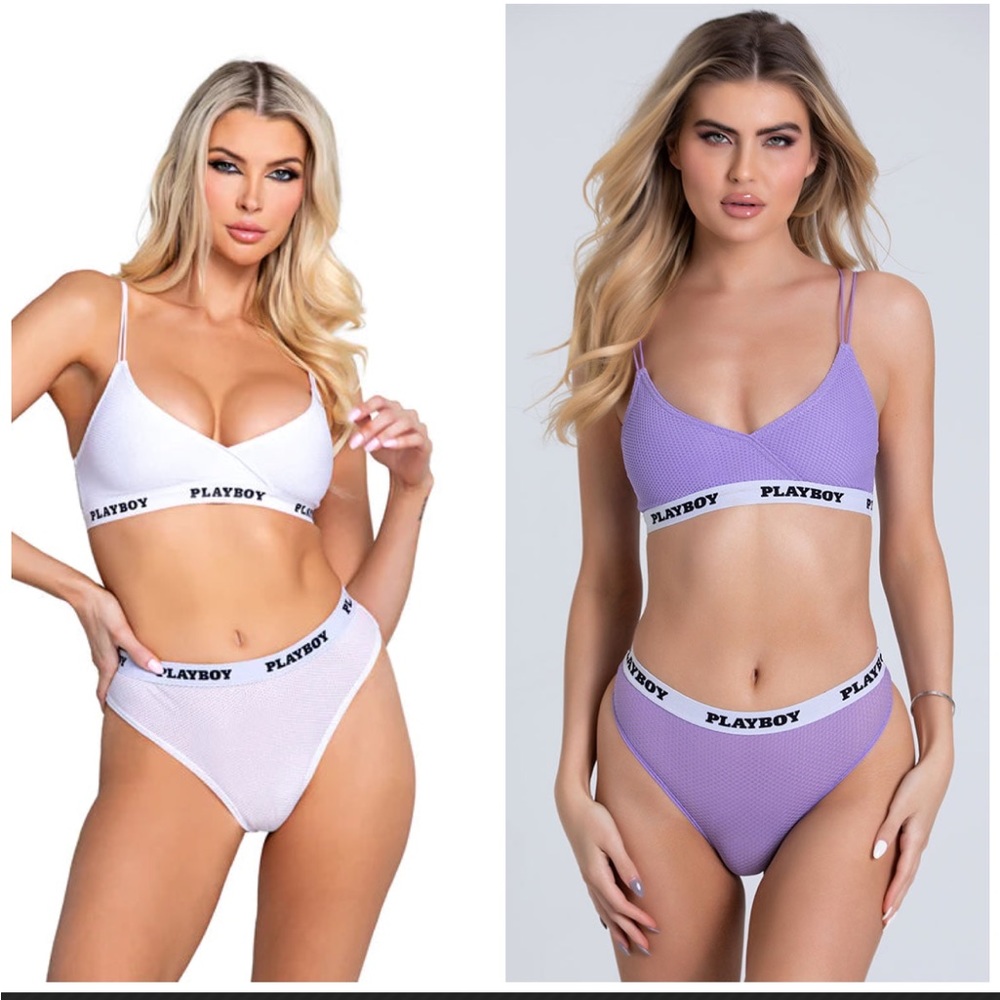 Two set size small bra and panty playboy set